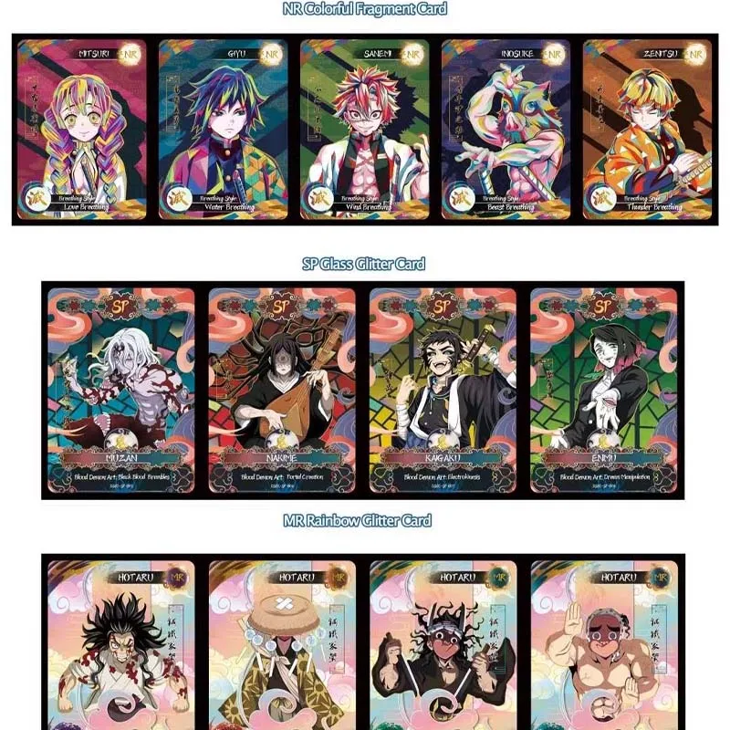 Aikaho Demon slayer DS-02 Apocalypse Trading Card booster box Anime Hobby Collection Tanjiro cards Nezuko card