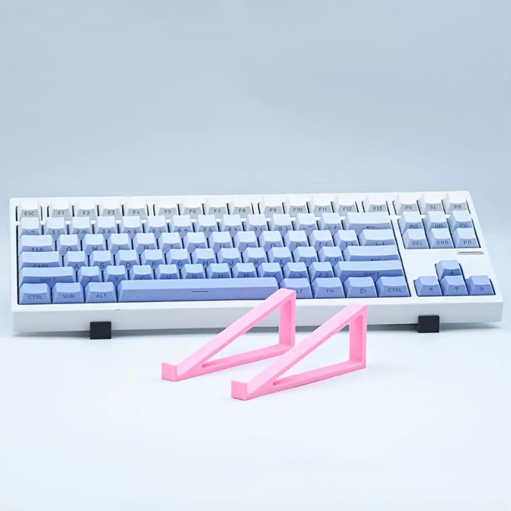 1 Pair Portable Keyboard Elevated Stand Raised Keyboard Angle Accessories Computer Keyboard Riser Plastic Monitor Holder