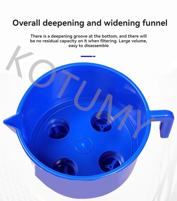Water Oil Impurity Separation Equipment Diesel Engine Fuel Protection Funnel Type Oil and Water Separator
