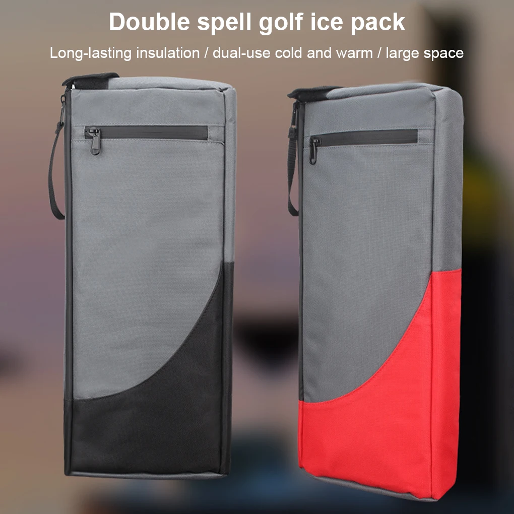 Golf Cooler Bag Portable Insulated Wine Sleeve Tote Pouch Supplies