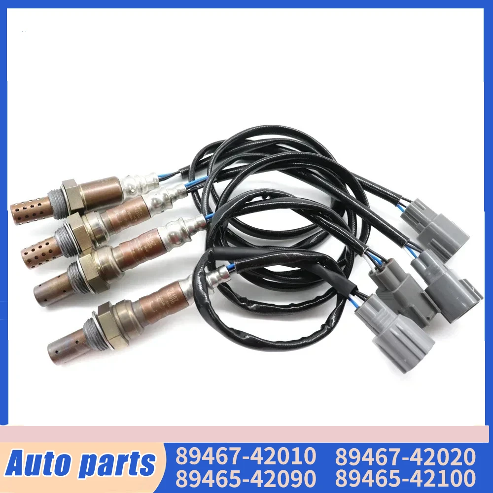 4PCS Front Rear Oxygen O2 Lambda Sensor Fits For Toyota Rav4 2001-2003 For Lexus 89467-42010 89467-42020 89465-42090 89465-42100