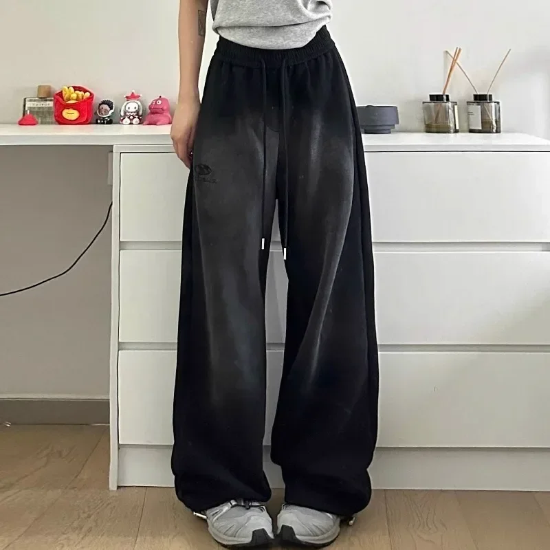 

Deeptown Harajuku Oversize Sweatpants Women Baggy Y2K Grunge Korean Streetwear Baddies Jogger Pants Kpop Vintage Trousers HipHop