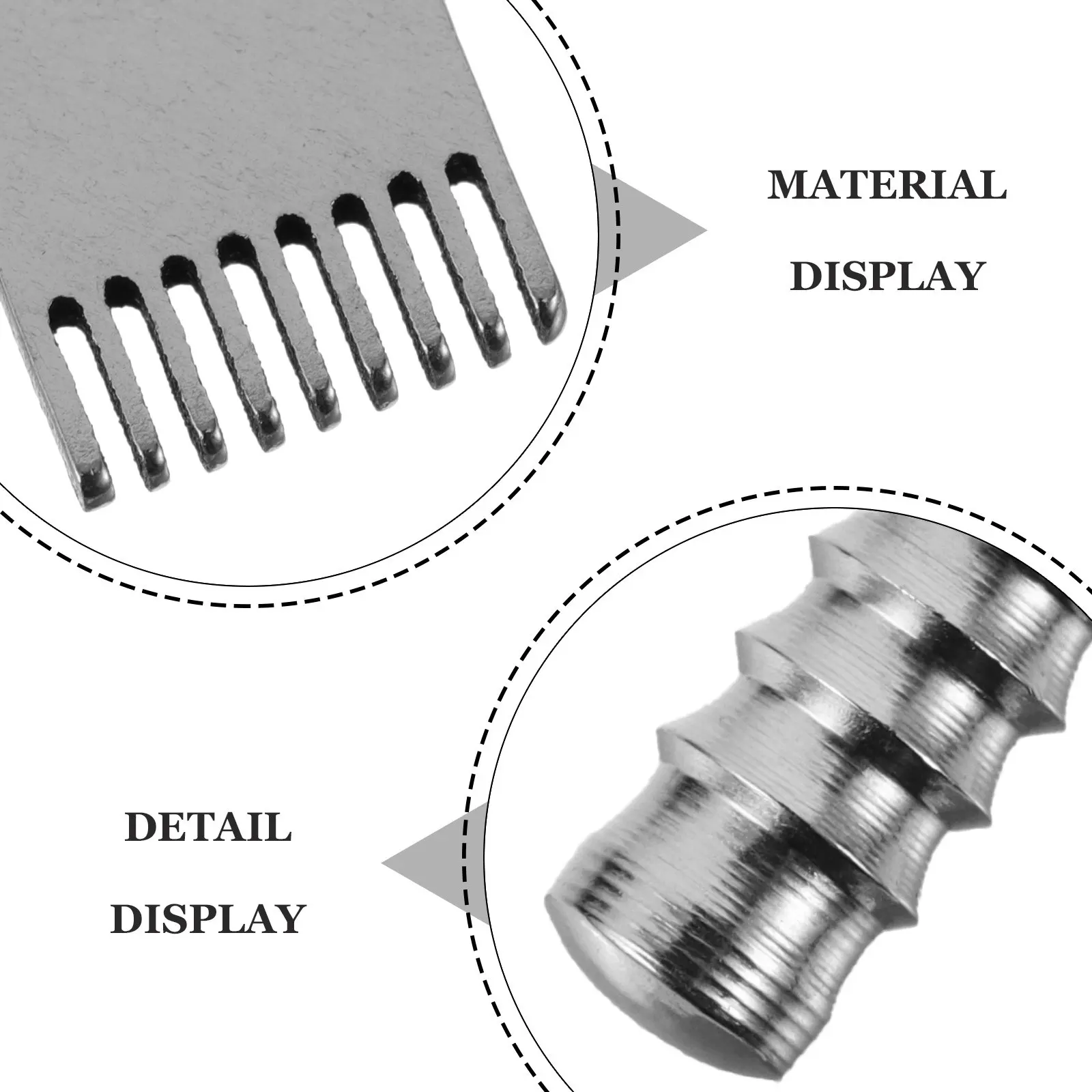 2Pcs Metal Eyelash Styling Tool Set Y Shaped T Shaped Comb Lash Separator Curling Rod for Professional Salon Home Use