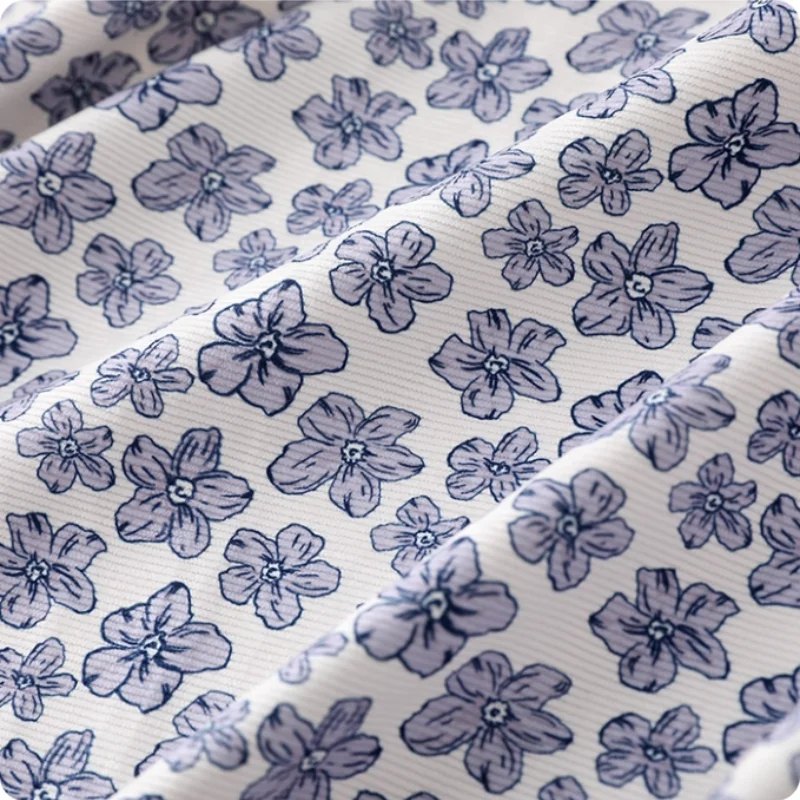 

Ins-style autumn and winter floral printed corduroy fabric for outerwear, cotton-padded jackets, children's clothing diy fabric