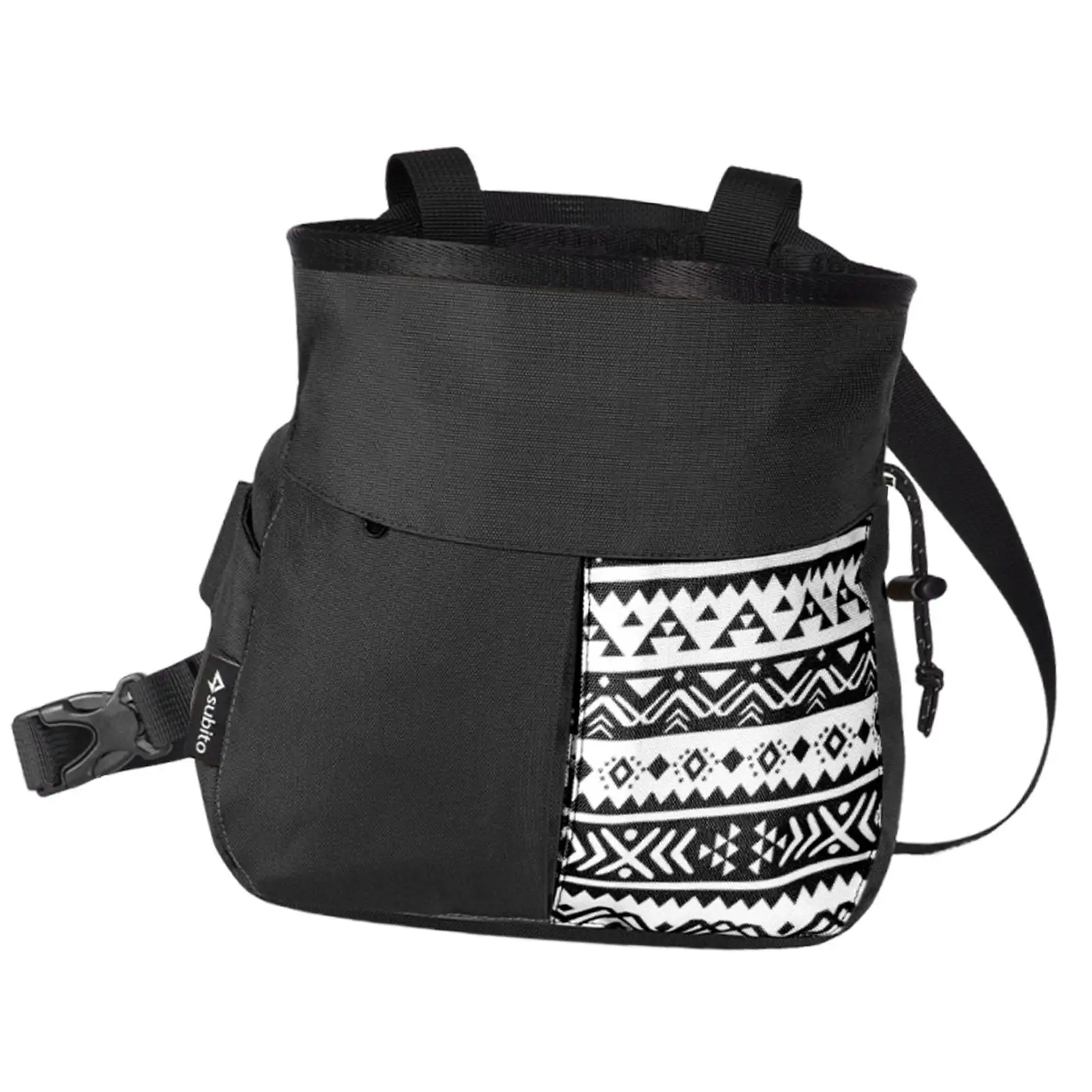 High End Chalk Bag Oxford Cloth Climbing Rope Storage Drawstring Pouch for Gym Training Outdoor Activity
