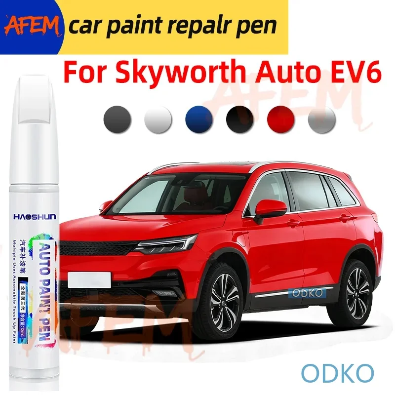 Car Paint Repair Pen For Skyworth Auto EV6 Scratch Repair Black Spray Paint Tool