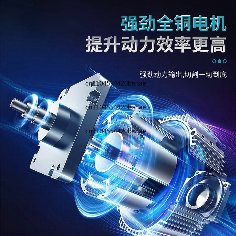 Handheld cold cutting saw steel bar cutter metal square steel pipe cutting machine artifact