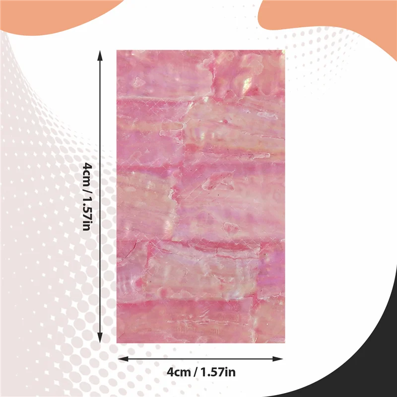 AA20-pegatina adhesiva para decoración de uñas, gradiente roto, concha de sirena, copos de abulón, puntas de uñas 3D, manicura, esmalte de Gel Uv, calcomanía Diy