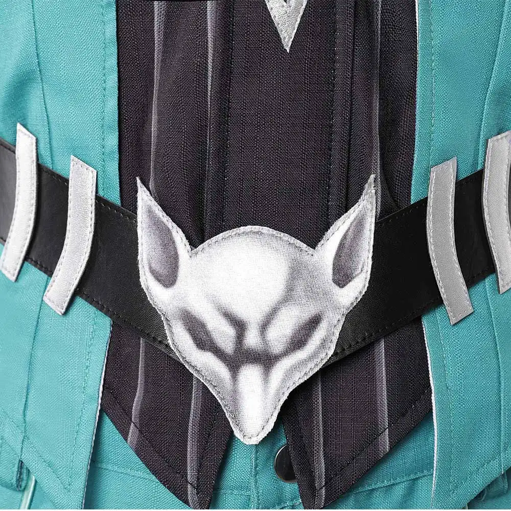 

Game Rival Cosplay White Fox Coat Top Pants Cloth Women Party Disguise Roleplay Female Outfits Suit Halloween Costume Carnival