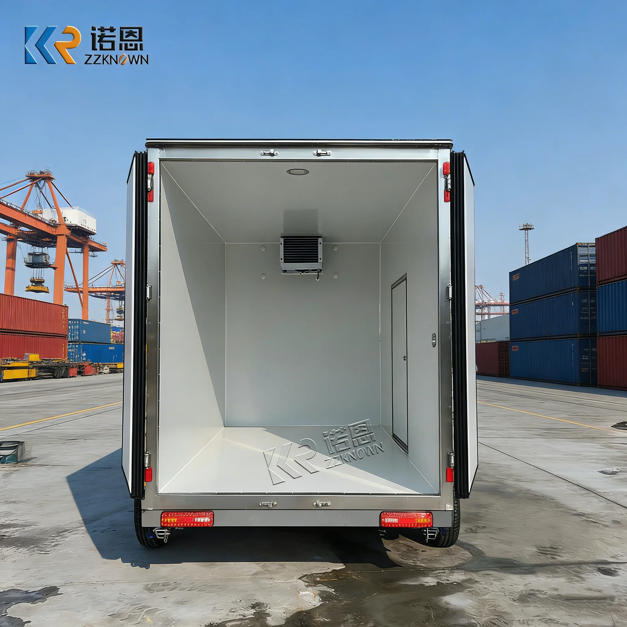 

Cart Trucks Catering Food Truck Mobile Beverage Cold Room Outdoor Freezer Refrigeration Unit For Trailer