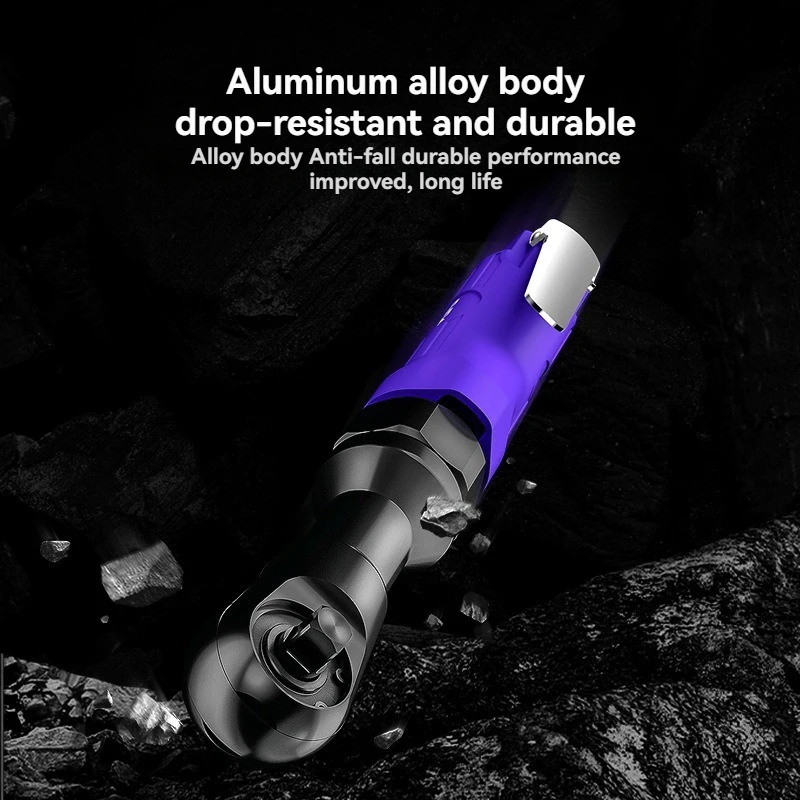 High-Torque Air Ratchet Wrench, Alloy Body & Precision Steel Bearings, Designed for Tight Spaces & Fast Disassembly