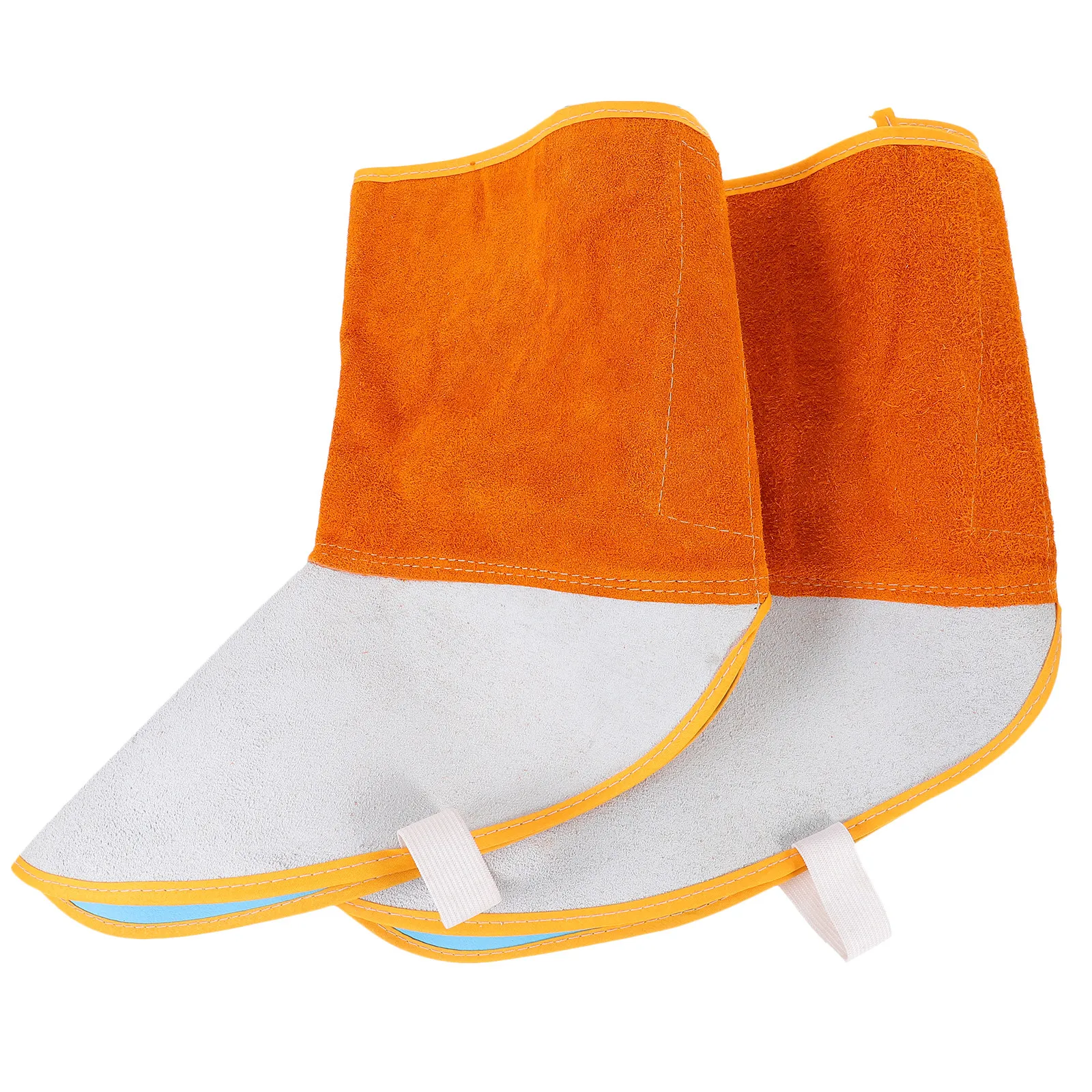 

1Pair Welding Foot Cover Premium Cowhide Flame Retardant Heat Insulating Protective Gear for Spark Splash Abrasion Resistance