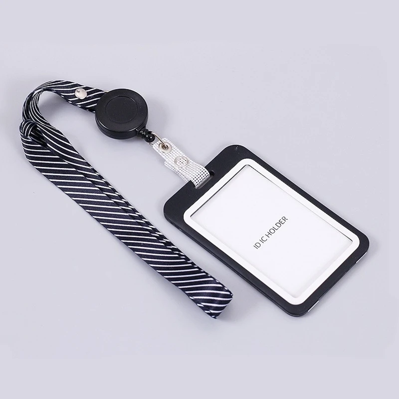 Retractable Lanyards Badge Reel Card Holder for Medical Staff Porta Workers Credencial Name Tag Bank Credit Card Bus Cardholder
