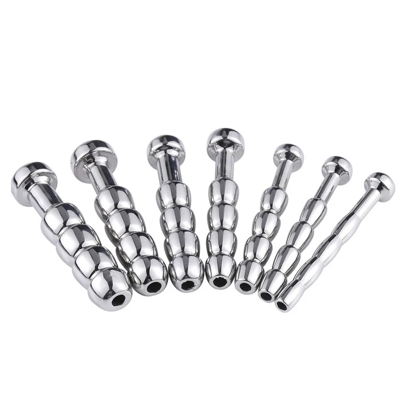 Metal Urethral Catheter Dilator Sounding Penis Plug Insert Horse Eye Stimulation Penis Trainer Bdsm Adult Sex Toys For Men Gay