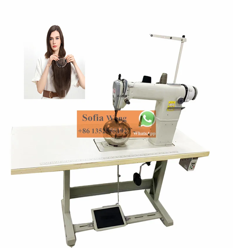 

Factory Dorect SalingGolden Wheel Sewing Machine for Wig Making Hair Wig Sewing Machine Hair Wig Making Machine