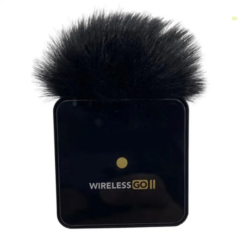 Microphone Windshield Cover for RODE Wireless GOII Mics Outdoor Filming Tool Dropship