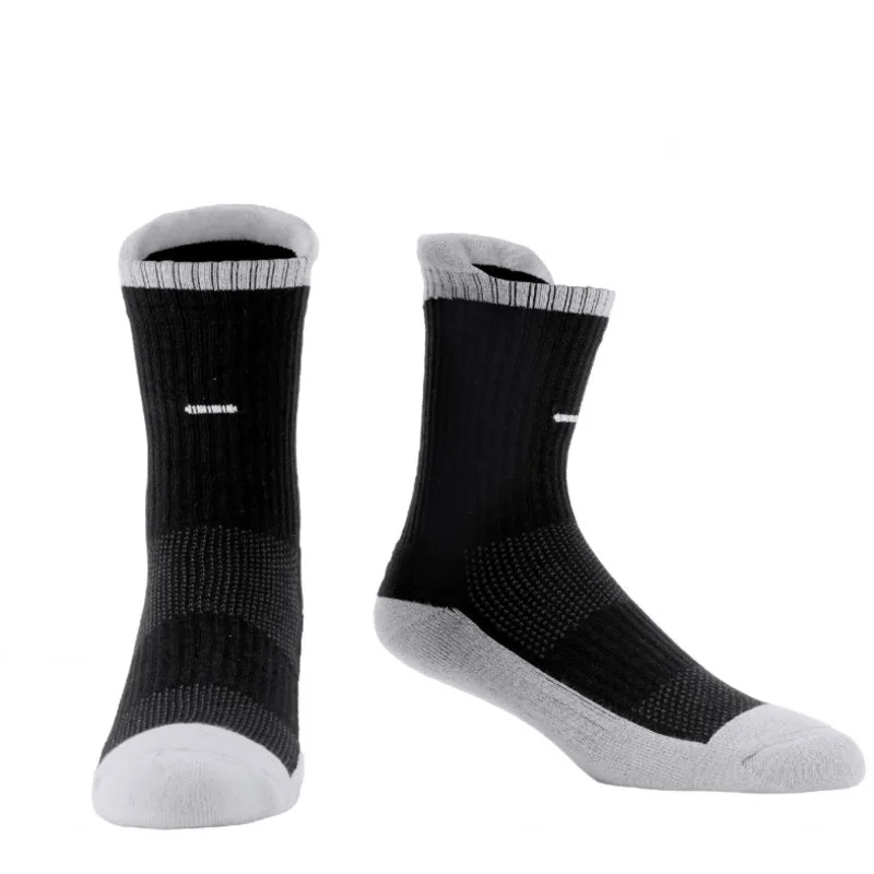 HKSH Spring Autumn New Man Tide Punk Sports Breathable Comfortable Thickened Mid-High Socks Football Citywalk Darkwear HK10514