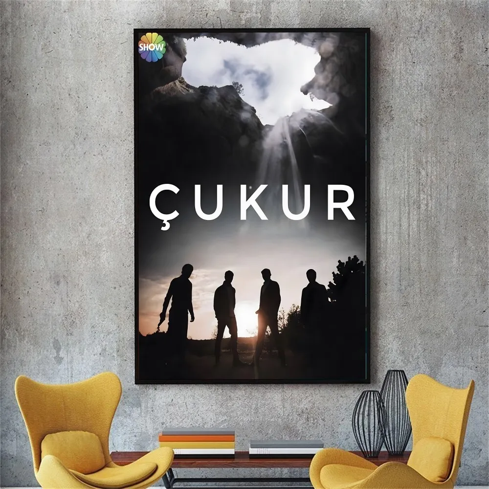 Turkish TV Series Cukur Poster DIY Poster Kraft Paper Vintage Poster Wall Art Painting Study Stickers Big Szie Wall Painting