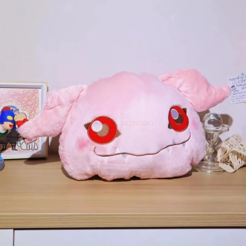 Digimon Adventure Agumon Koromon Flip Doll Schattig knuffel Kawaii Periferie Schattig bankkussen Kamerdecoratie Verjaardagscadeau
