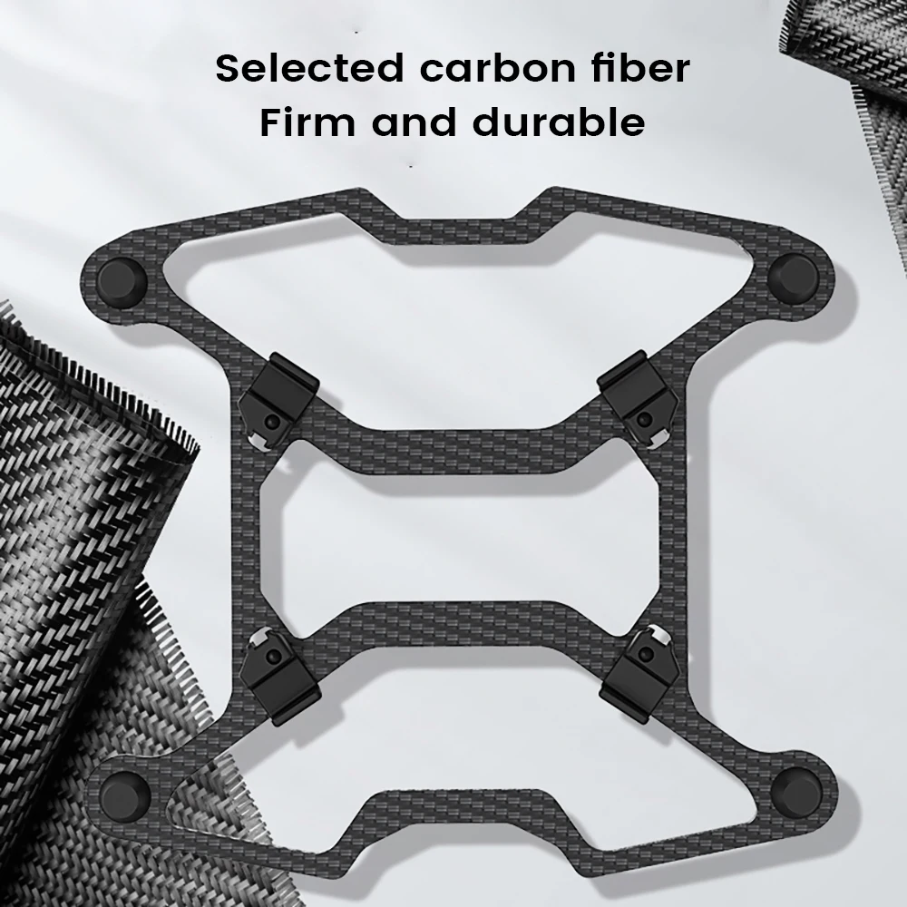 Carbon Fiber Bottom Armor For DJI Avata 2 Anti-fall Protective Bottom Armor Height Bracket for DJI Avata 2 Drone Accessories