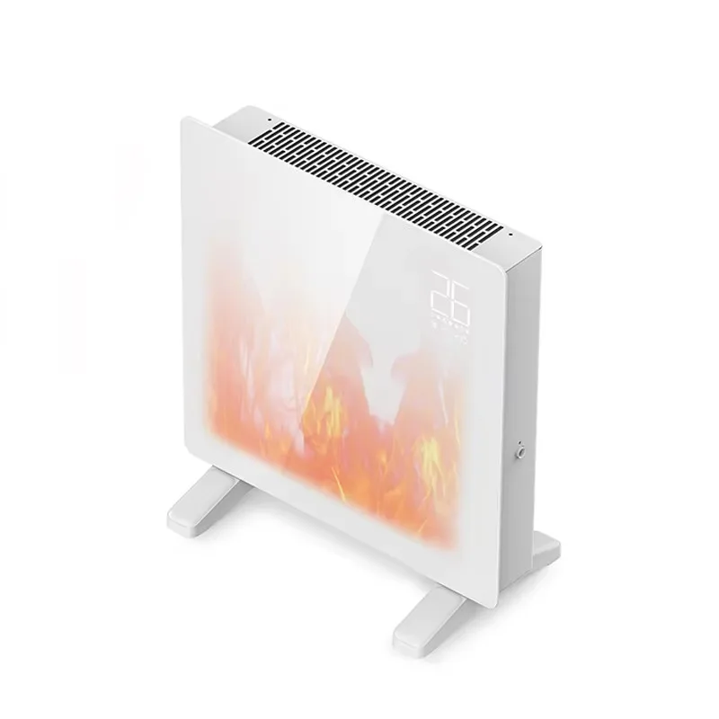 

【Best-selling】Cheap Glass Panel Wall Mounted And Standing Indoor Electric Fireplace With Led Display Heater