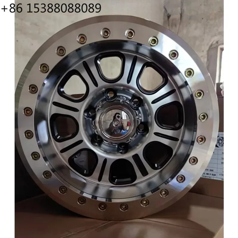 FLYWAY bead lock alloy rim for off-road vehicles 16x8.0 6H139.7 ET-25 CB110(1pcs)
