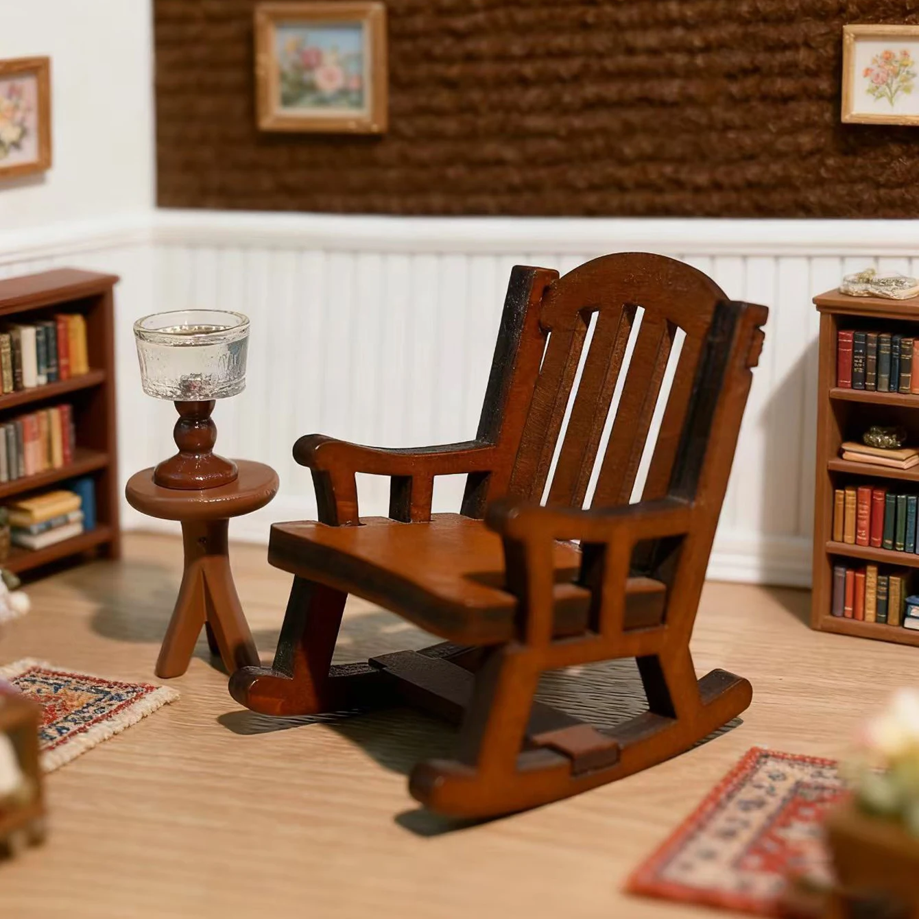 3 Pieces of Miniature Decorative Table and Chair Set, Suitable for Creative Gifts and Birthday Gifts for Friends