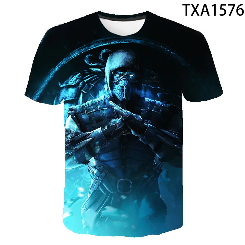 New Monie Mortal Kombat Men Women Children 3D Printed T-shirts Casual Boy Girl Kids Summer Fashion Streetwear Cool Tops Tee