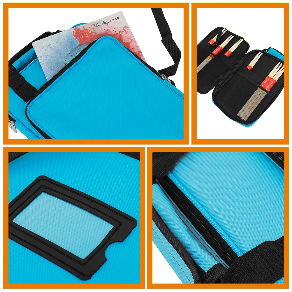 

Drum Stick Bag For Kit Spacious Storage Thickened Oxford Cloth Durable Waterproof Mallet Holder Case Carry Bag Percussion