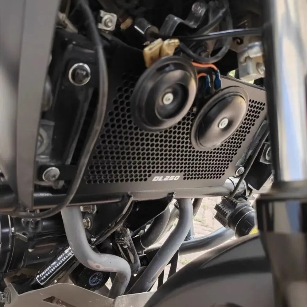 Moto Radiatore Griglia di Protezione Della Copertura Protettiva Per Suzuki DL250 V-STROM 250 Vstrom250 2017 2018 2019 2020 Radiatore Olio Protezione