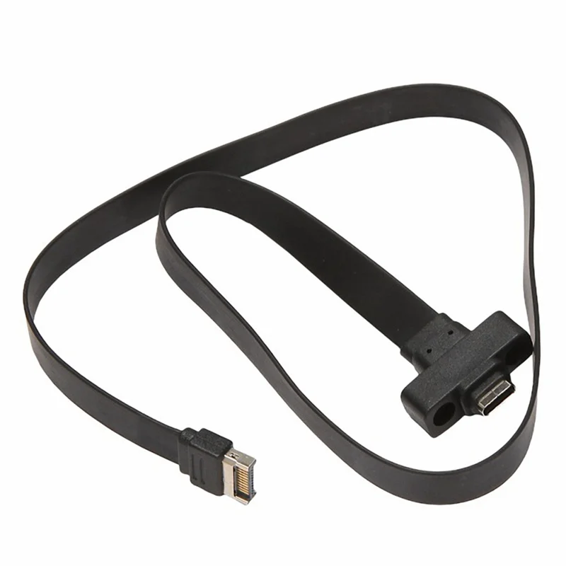 AT12 USB 3.1 전면 패널 타입 E Male - USB-C 타입 C 확장 케이블 컴퓨터 메인보드 커넥터 와이어 코드 라인
