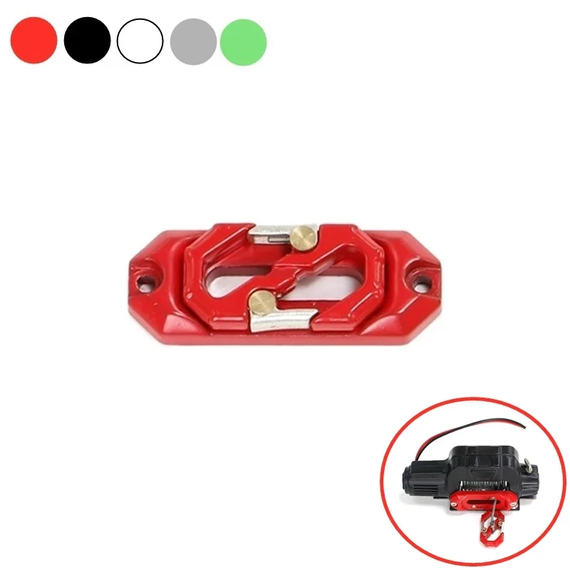 

Magnet Winch Rope Guide Hawse Fairlead Guard and Tow Trailer Hook for 1/10 RC Crawler Car Axial SCX10 TRAXXAS TRX4 Upgrade Parts