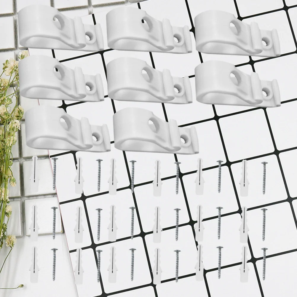 مجموعتان من أدوات تثبيت الخطاف الآمن للستائر والستائر والتحكم في سلك السلسلة - تخنق حيوانات الأطفال - مشابك شفافة #5