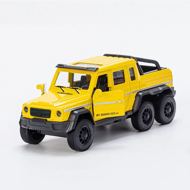 die-casting model, alloy pickup truck model, children\'s toy, off-road vehicle ornament, rebound car model, boys\' toy