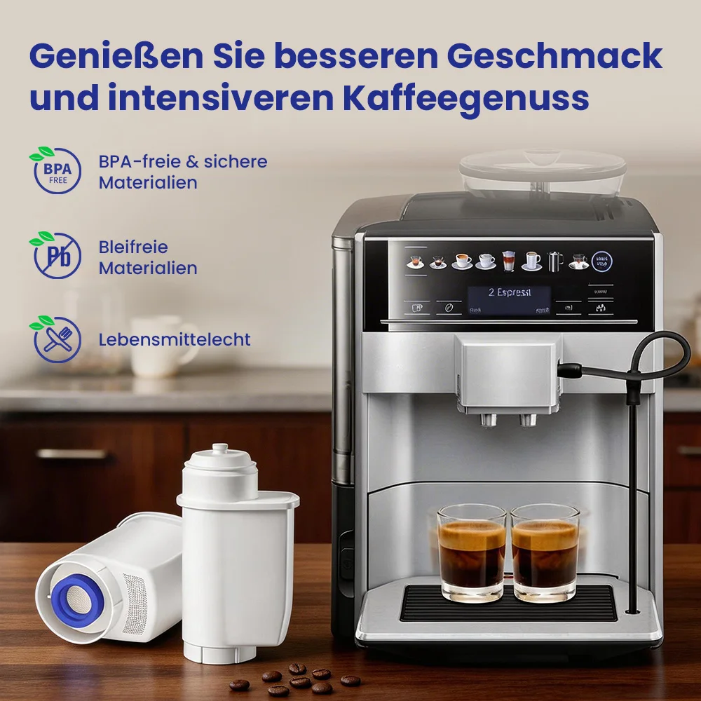 Reimol Wasserfilter für Kaffeemaschinen 6 Stück kompatibel mit Siemens® EQ3, EQ5, EQ6, EQ7, EQ8, EQ9 sowie Bosch® TCC7 Serie und Vero Serie – Detail 2