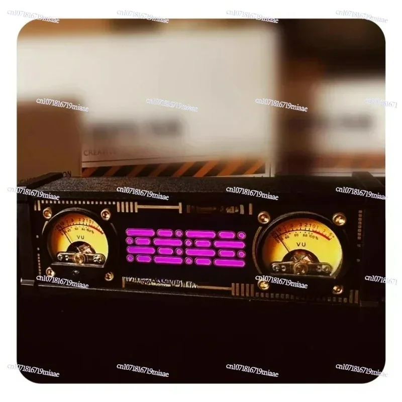 Level Pickup Meter Pickup Light RGB Light Level Sound Controller Meter Head Ornament with Backlight VU