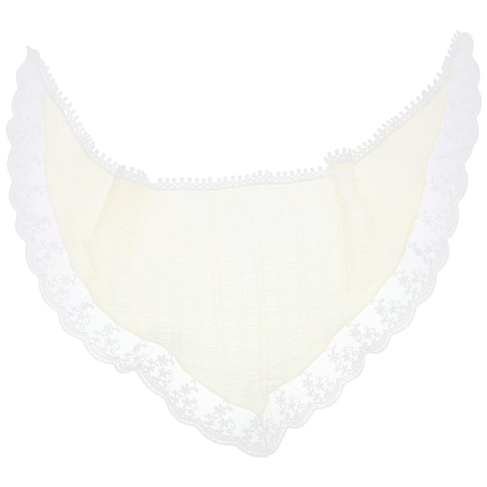 

Flower Hair Scarf Lace Triangle Headscarf Women Lightweight Bandana Head Kerchief Hair Accessories Wrap