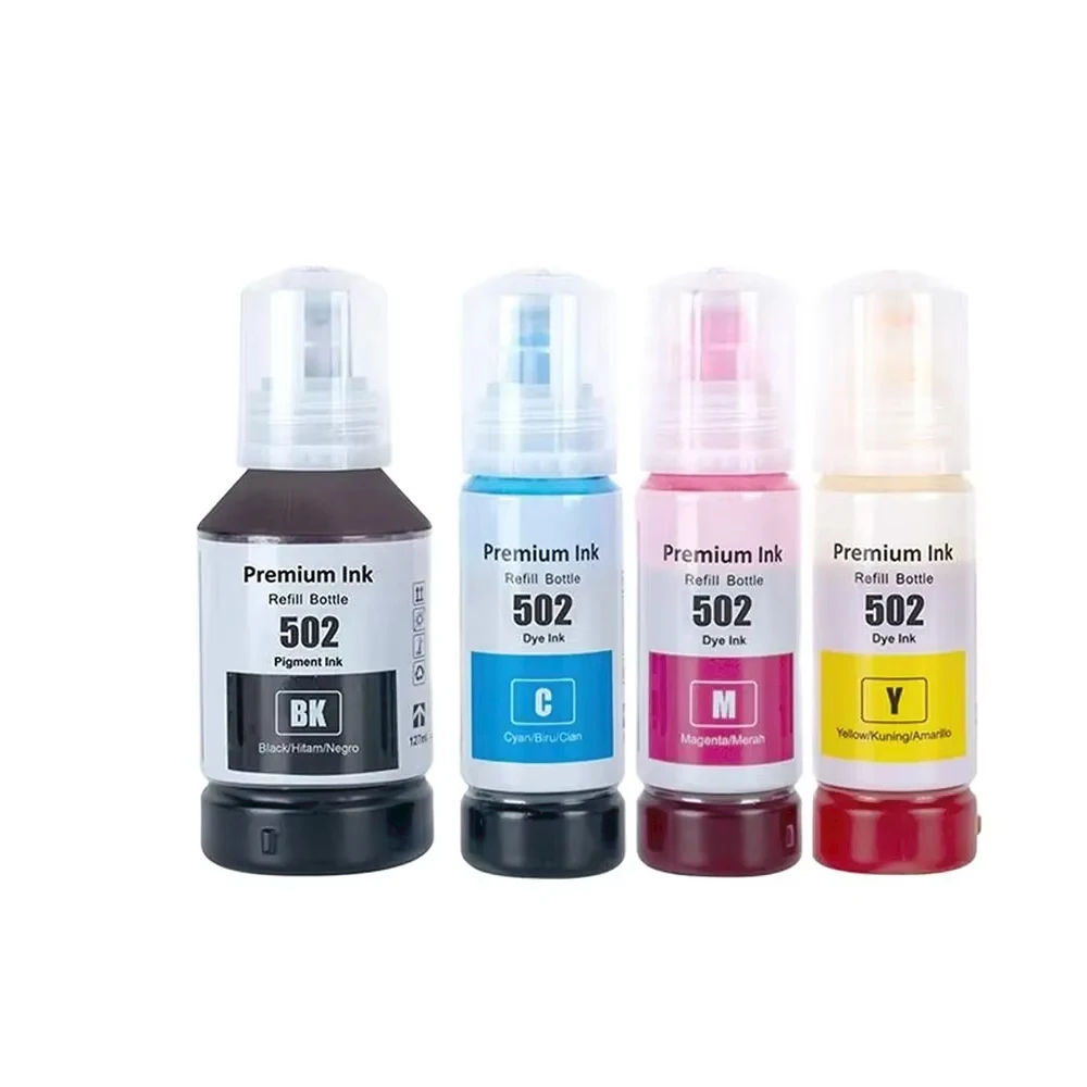 502 T502 Premium Compatible Color Bulk Water Based Bottle Refill DGT Tinta Ink for Epson ET-2750 Printer