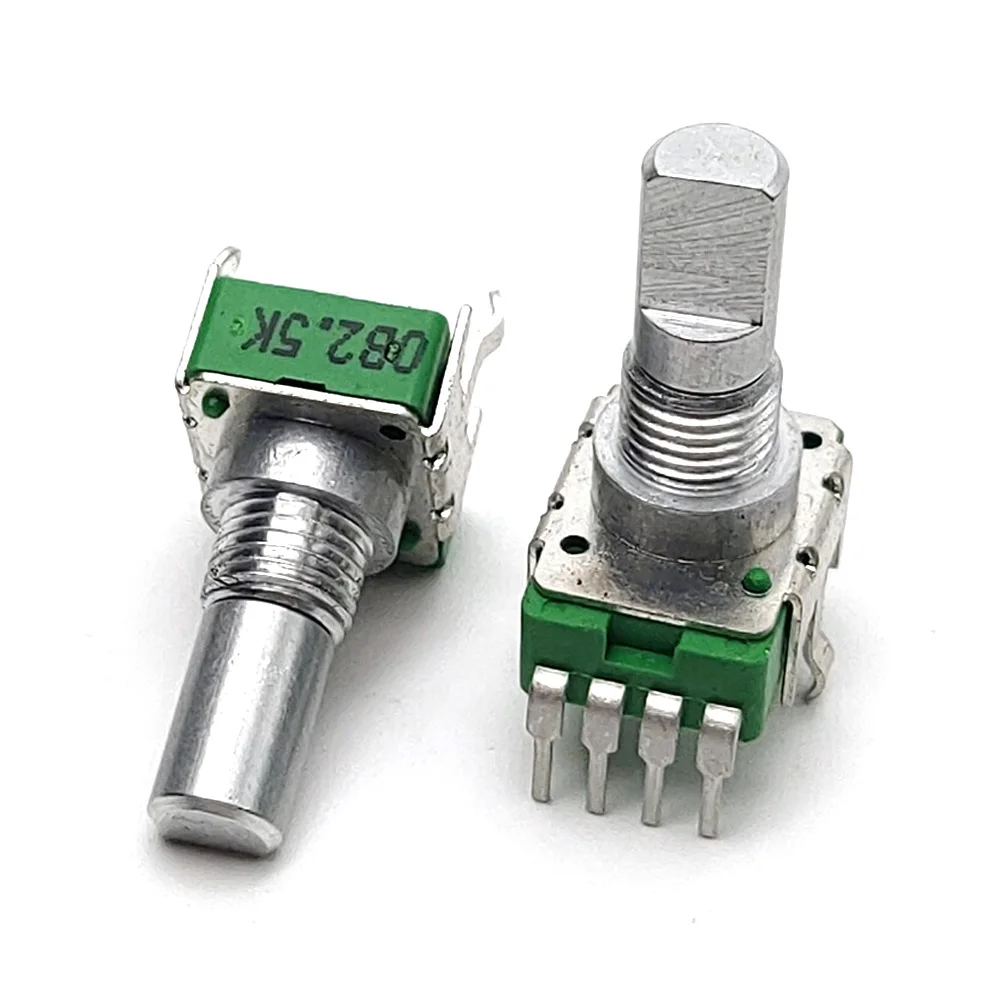 1 Piece GT10 Volume Effector 0B2.5K Potentiometer 4Pin Vertical 360 Degrees Rotation 0B20K 2.5K 20K D Axis Length 15MM