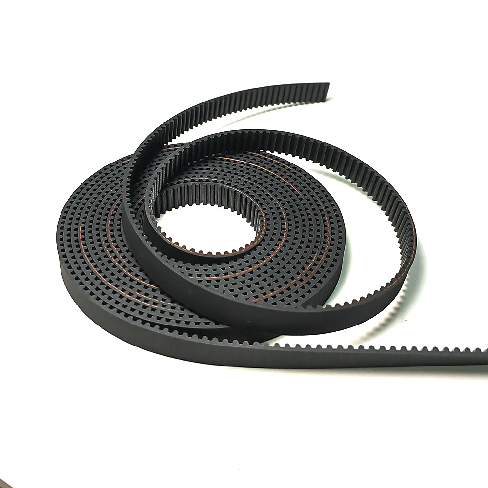 50 Meter/Lot 3GT 6mm Sabuk Terbuka Karet Lebar 6mm untuk Mesin CNC Ukiran Laser