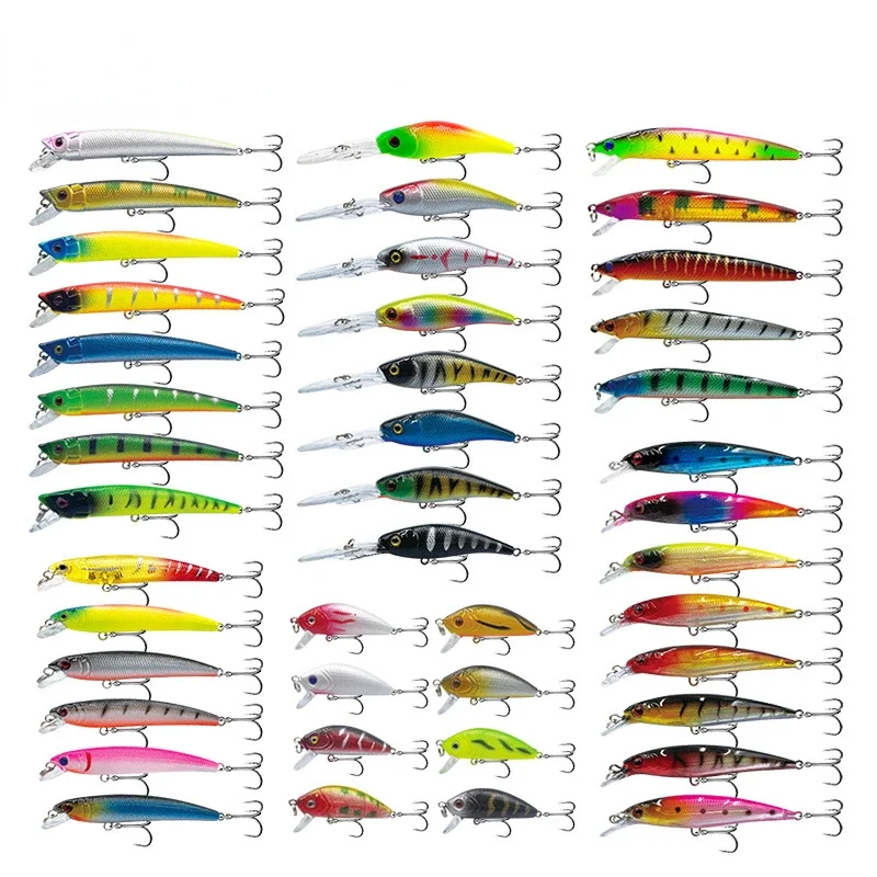 Fishing Lures Kit Minnow Popper VIB Swing Swimbait Wobblers Crankbait Tackle Hard Bait Set  Artificial Bionic Crank Pesca Suit