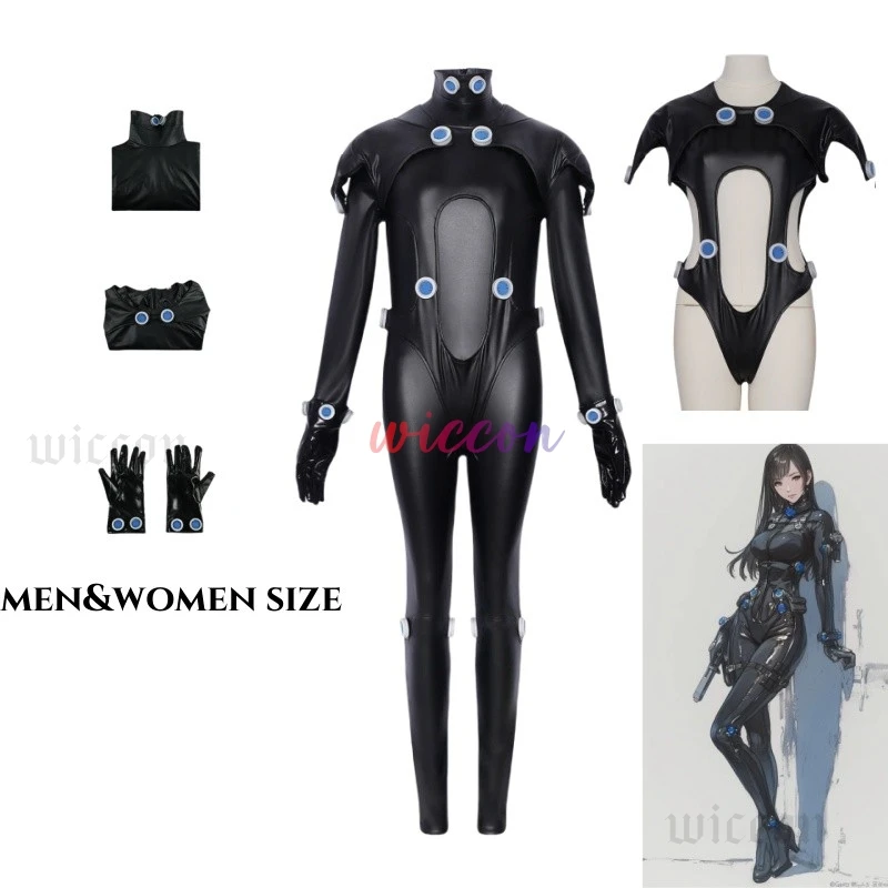 

Kei Kurono Masaru Kato Cosplay Costume Battle Suit Women Men Black Jumpsuit For Halloween Cosplay Outfits