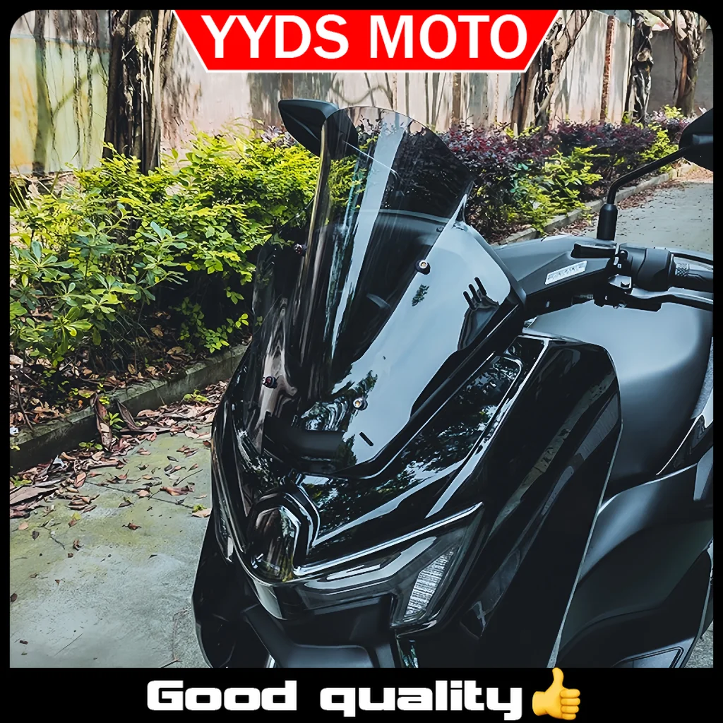 【Good quality】For Yamaha 25 Model NMAX155 Modified Windshield Racing Windshield Sports Front Shield Accessories