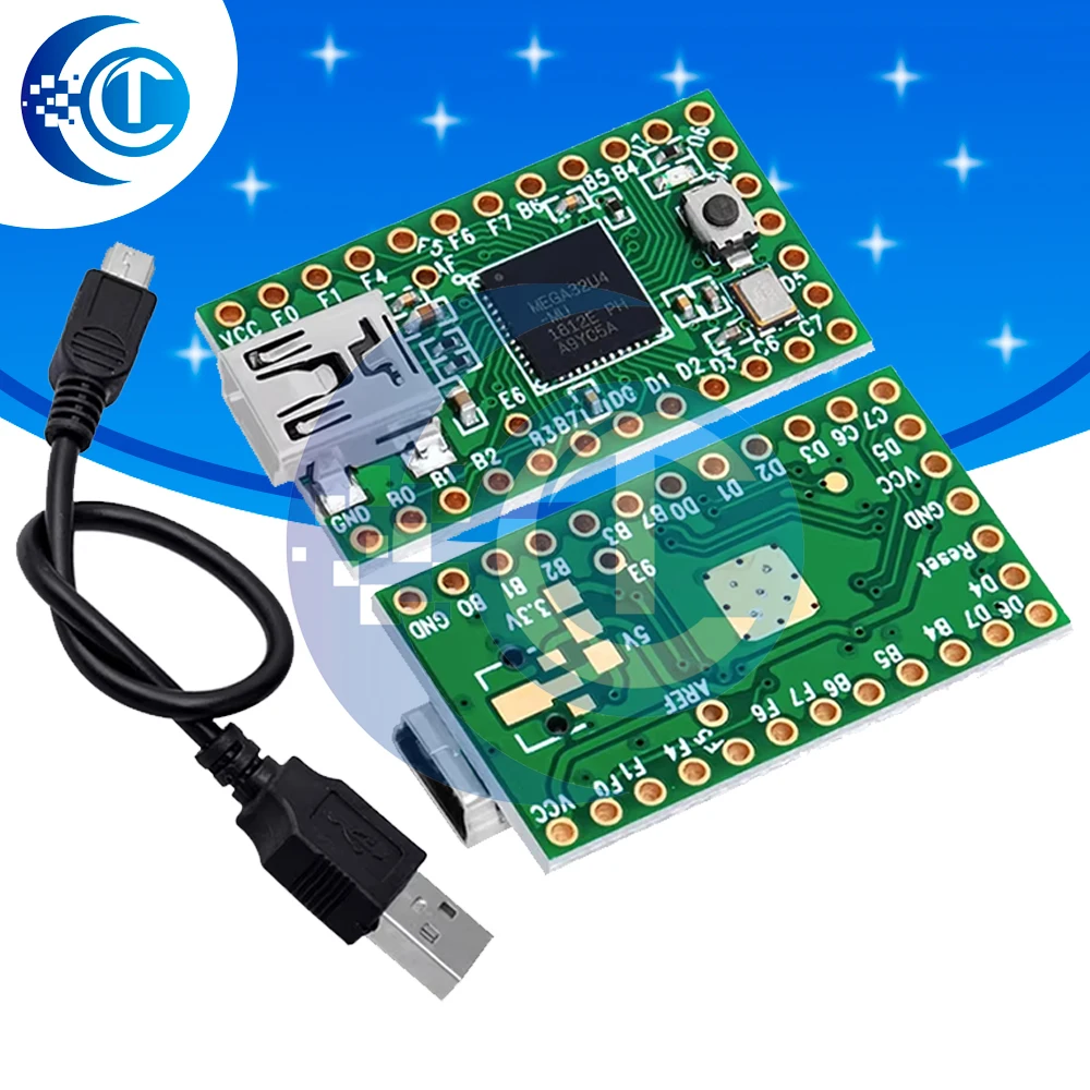 Teensy 2.0 USB 2.0 keyboard mouse teensy for Arduino AVR ISP experiment board U disk Mega32u4 NEW