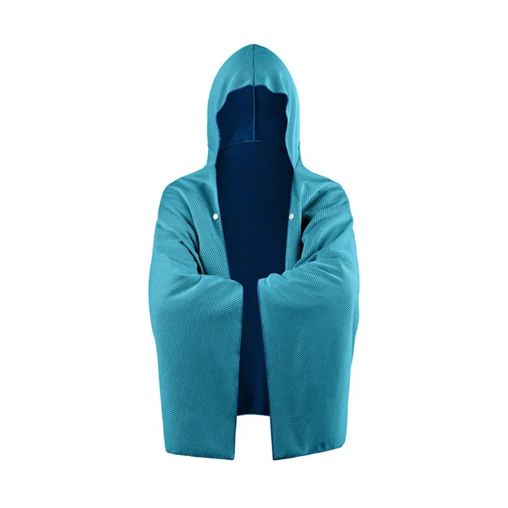 Creative Sun Poncho Breathable UV Protection Beach Hooded Cloak Quick Drying Sweat Absorbent Cooling Shawl Beach Activities