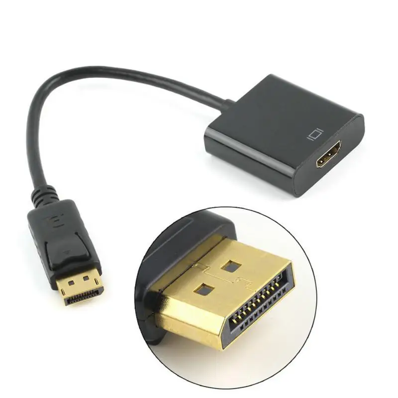 Dp To Hdmi Cable Durable Safety Intelligent Small Simple Consumer Electronics Compatible Portable Fast Electronic Accessories