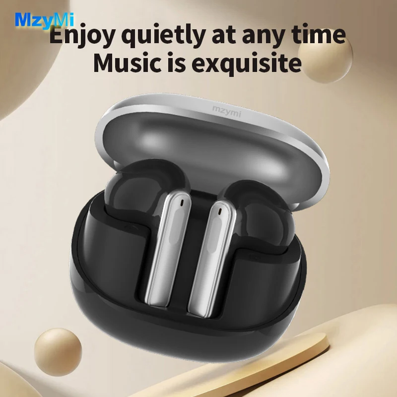Mzymi In Ear A33 Bluetooth 5.3 Наушники Беспроводные наушники 3D Surround HiFi Sound Спортивная гарнитура Встроенный микрофон для Android iOS