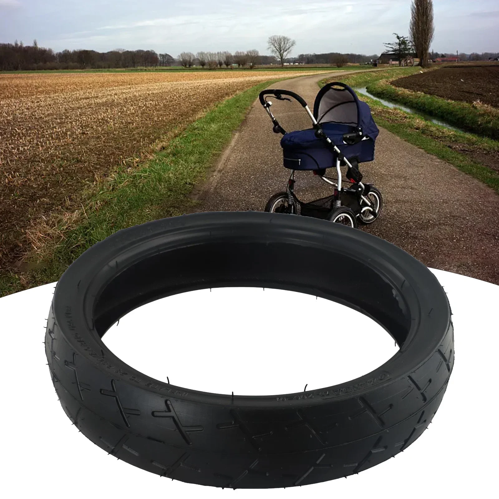 10 Inch 270x47-203 Inner Tube & Tire For Baby Carriage Trolley E-Bike Electric Scooter Wheel Tire Accessories