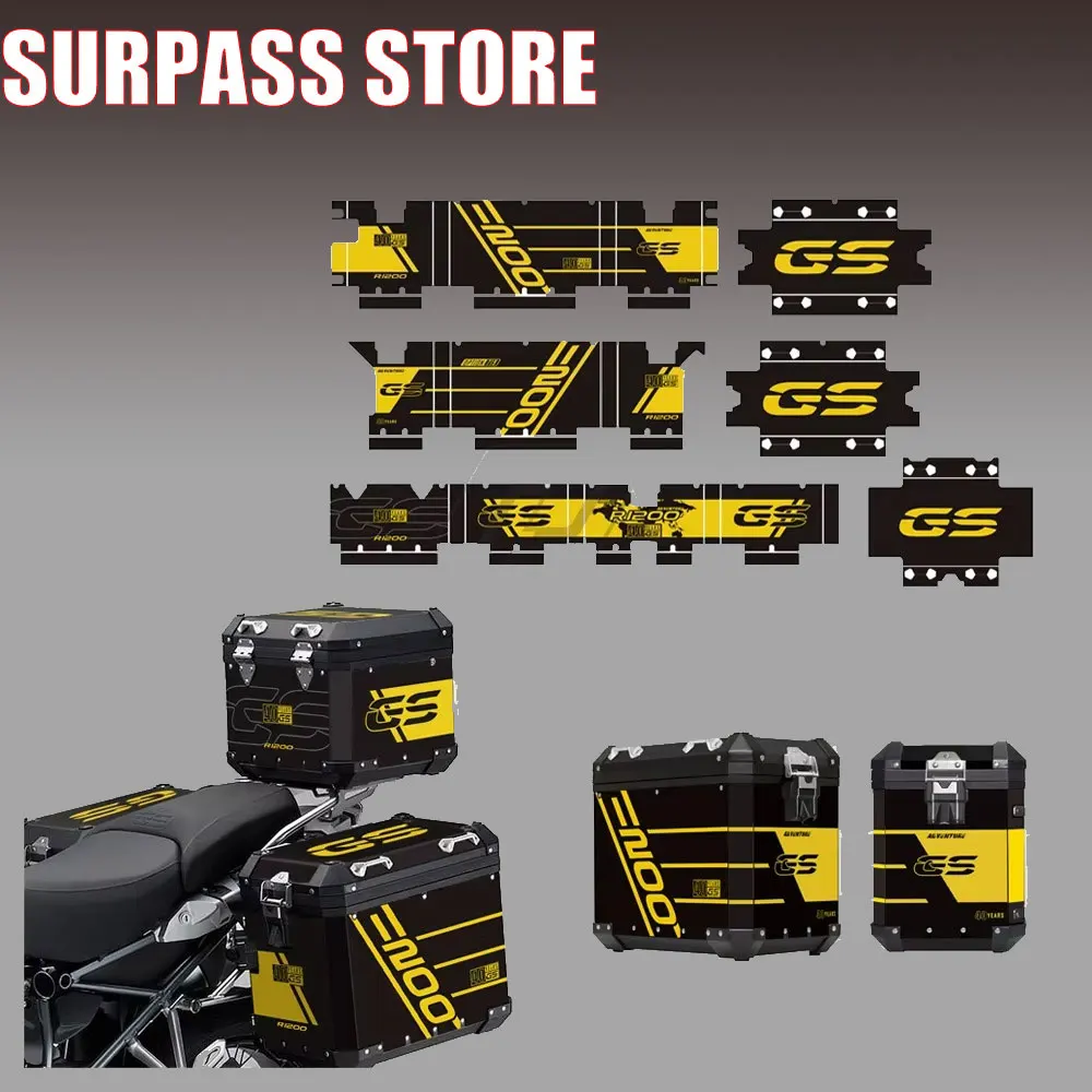 

For BMW 40 GS Panniers Aluminum Box R1200GS Adventure 2004-2021 Motorcycle Reflective Sticker