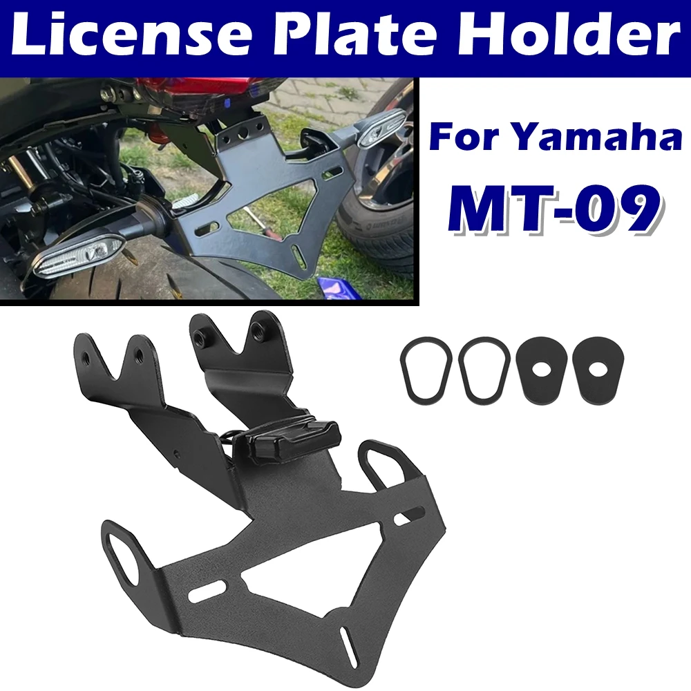 

Держатель номерного знака MT-09 подходит для Yamaha MT09 MT 09 SP 2024 2025 Tail Tidy Fender Eliminator со светодиодными аксессуарами для мотоциклов